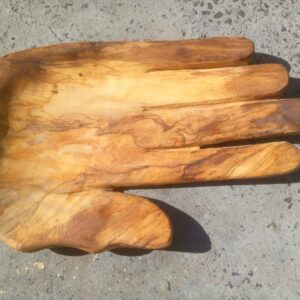 wooden hand