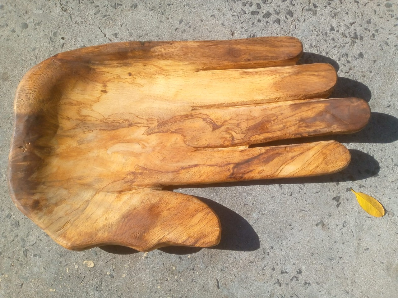 wooden hand wooden hand