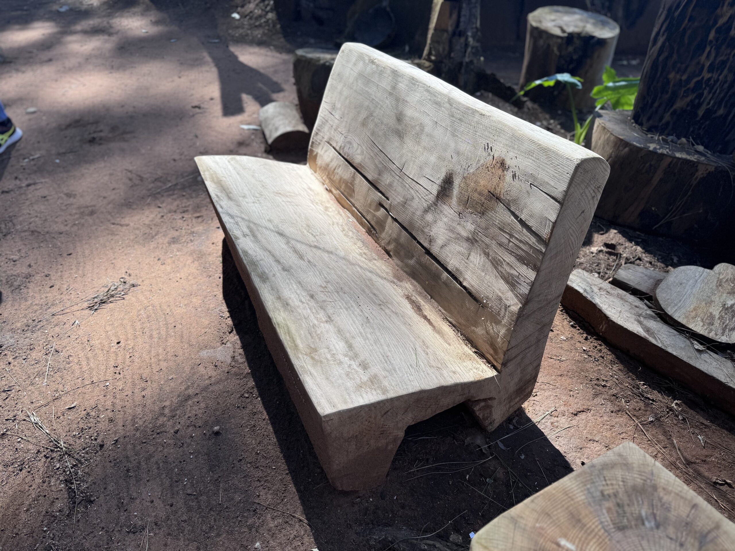 wood bench wood bench