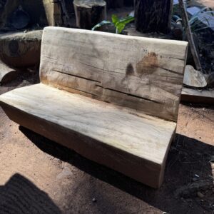 wooden bench