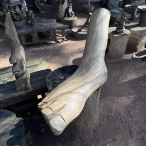 wooden foot